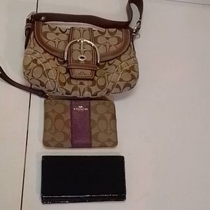Coach purse and wallet/s
